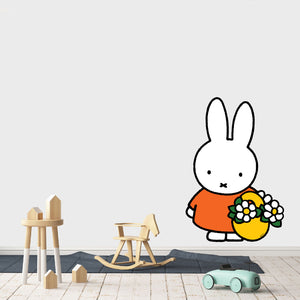 miffy with flower basket